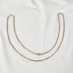 Collana Veneta 61cm 1.9mm in Oro Giallo