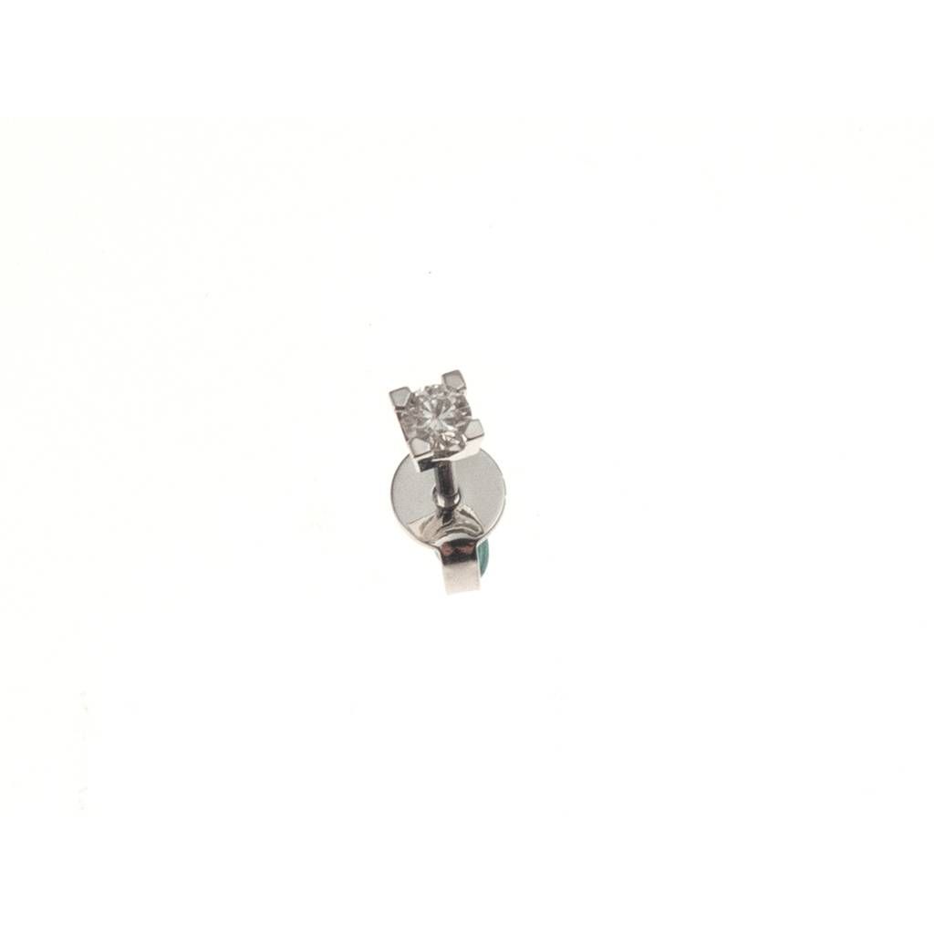 SINGLE Earring Solitaire Sparkle Diamond 0.16ct