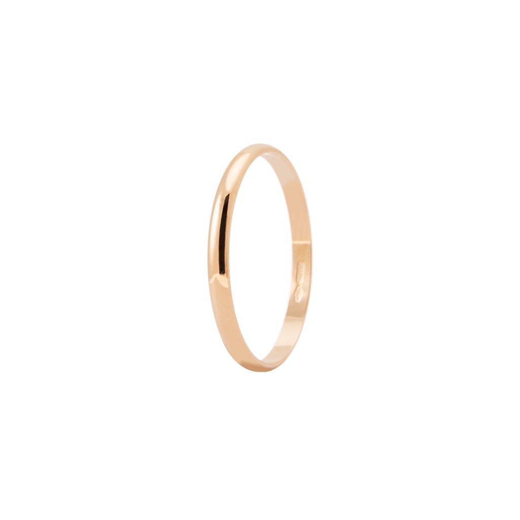 Rose gold 1 gram ring