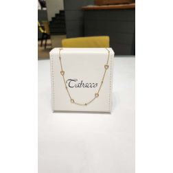 Heart and zircons Necklace
