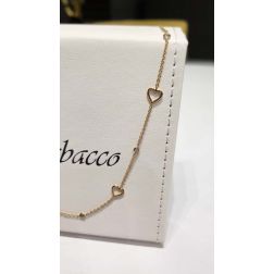 Collana Girocollo con Cuori e Zirconi