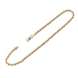 Bracciale Corda Oro Giallo x 2.70mm