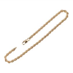 Bracciale Corda Oro giallo x 3.3mm