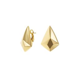 Orecchini Prisma a Lobo super leggeri in Oro Giallo