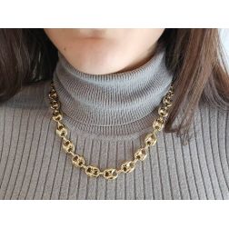 Collana a catena Marinara 51cm x 12.30mm foto indossata