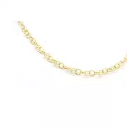 Girocollo Rolò Rigata 4,7mm in Oro Giallo