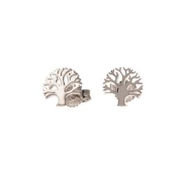 Orecchini Albero della Vita Oro Bianco