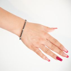 Bracciale Tennis DOT x 2.90mm foto indossata
