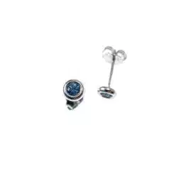 Sapphire Circle earring 4,5mm