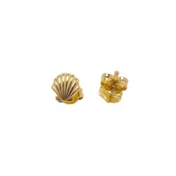 Orecchini Conchiglia in Oro Giallo