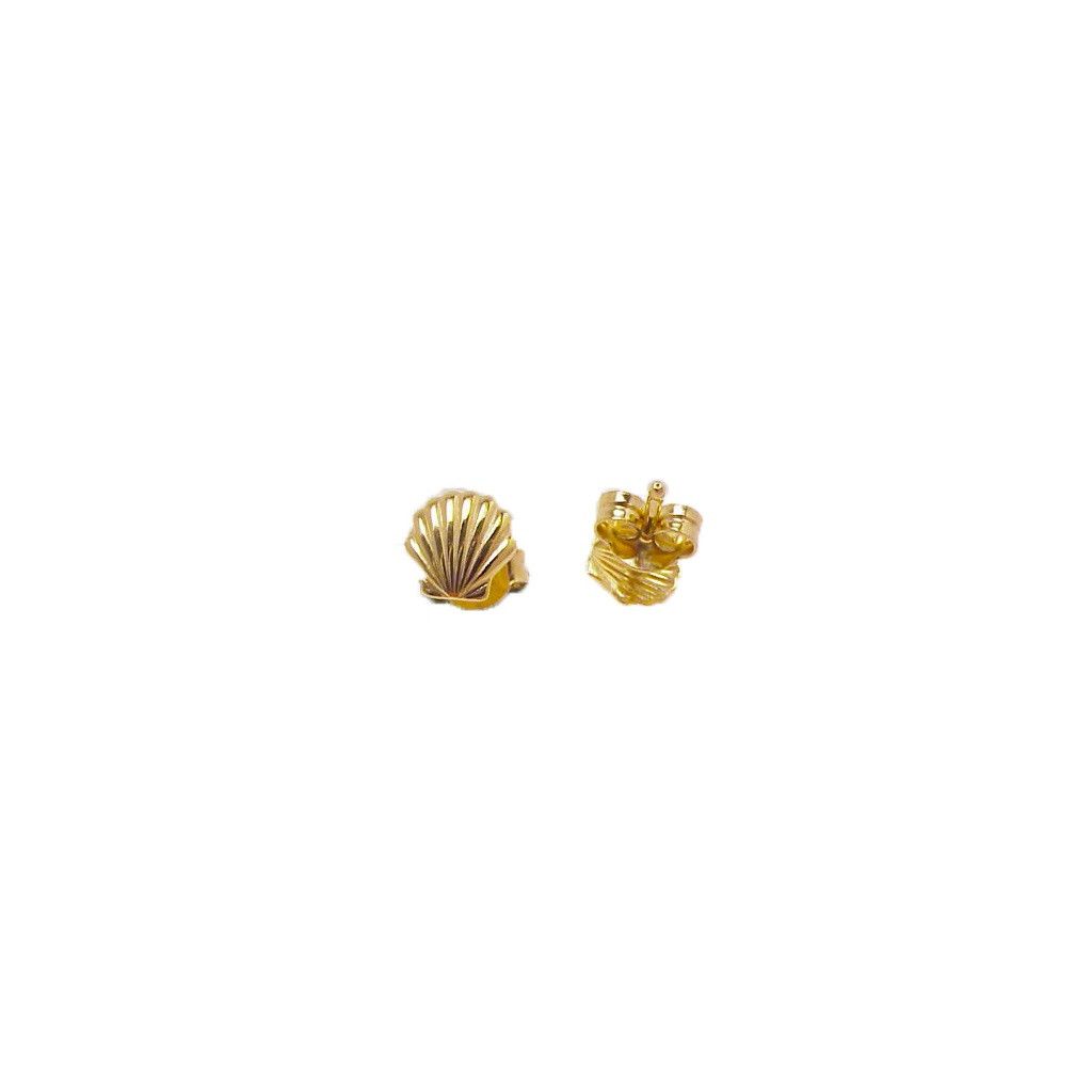 Orecchini Conchiglia in Oro Giallo