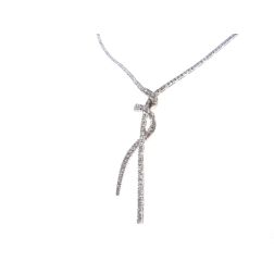 Knot Diamond Necklace