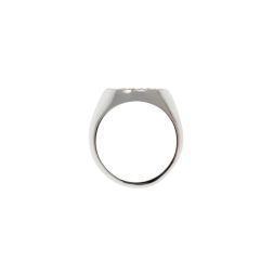 Anello Ovale Chevalier con Zaffiri Mandarino e Diamanti