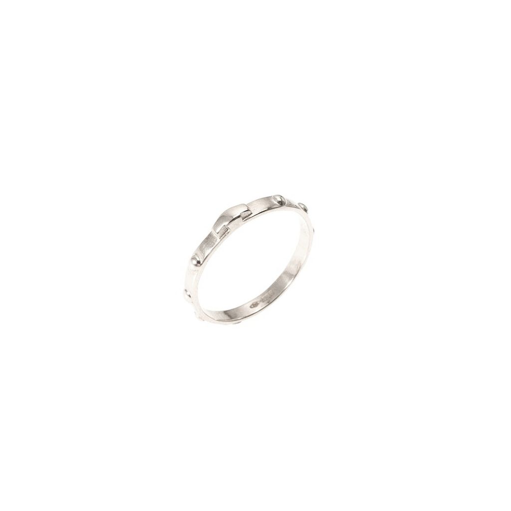 Rosario Ring white gold