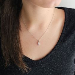 Photo of worn Diamonds Cross - width 6.7mm