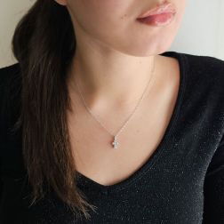Photo of worn Diamonds Cross - width 6.7mm