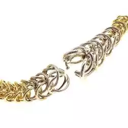 Collana 50cm tubolare due colori