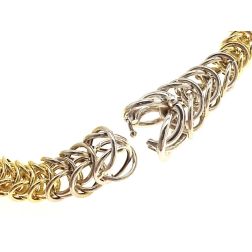 Tubolar chain with circles and invisible clasp