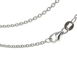 Girocollo 40cm Rolò 2.10mm in Oro Bianco