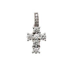 Diamonds Cross - width 8.3mm