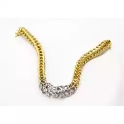 Collana 50cm tubolare due colori