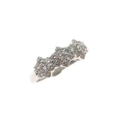 Trilogy Diamonds Flower Ring - Width 7mm