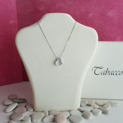 Diamond Heart double venetian Necklace