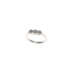 Trilogy Diamonds Flower Ring - Width 4.50mm