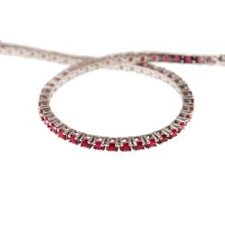 Ruby Tennis Bracelet x 2,8mm