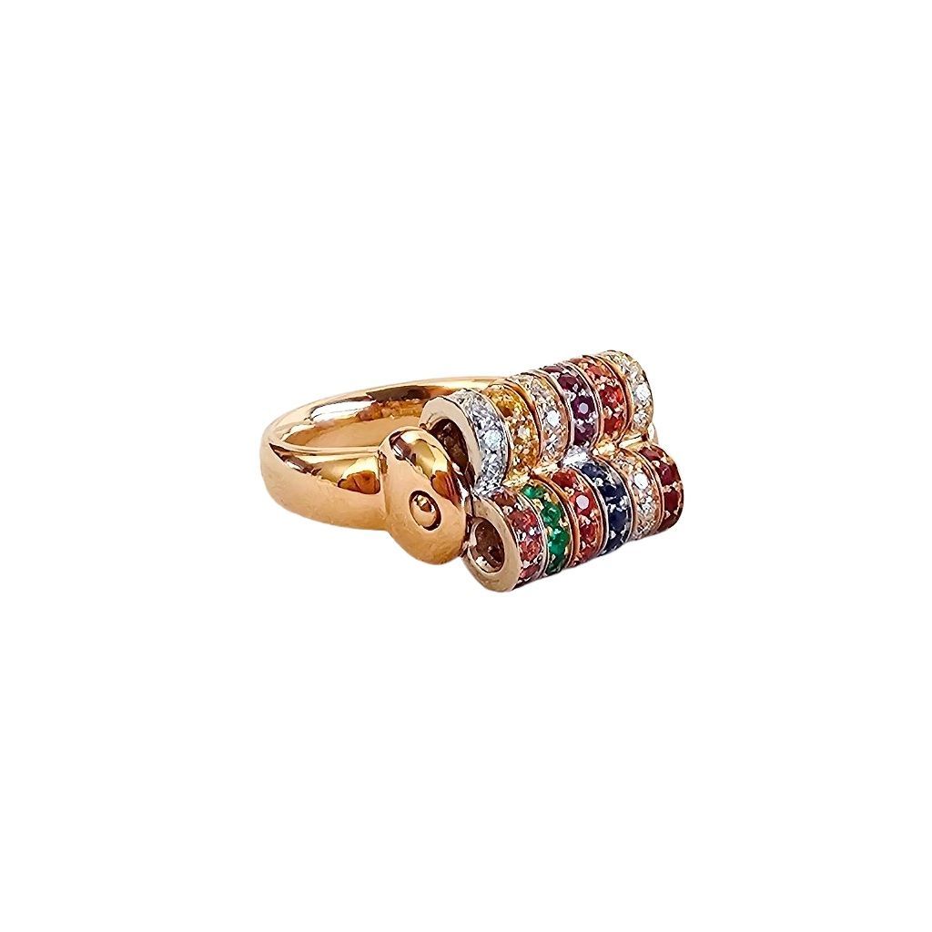 Anello Caleidoscopio Oro Rosa