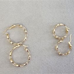 Boccole catena marinara oro Giallo  - Piccole