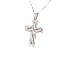 Ciondolo Croce Diamond Shine