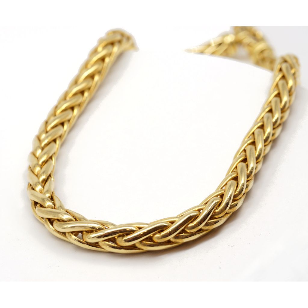 Necklace 45cm Round "Spiga" chain  8.3mm