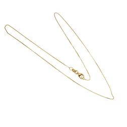 Collana Veneta in Oro Giallo - Chiusura Moschettone