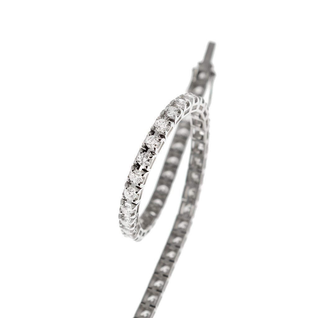 Bracciale Tennis a Piramide Diamanti x 4.10mm
