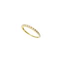 Veretta Scalare 19 Diamanti su Oro Giallo 18kt