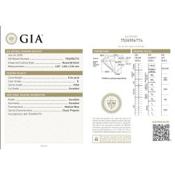 Solitario Panarea Diamante GIA 0.44ct D VVS2 - Misura 11