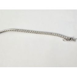 Bracciale Tennis a Piramide Diamanti 20cm x 3.20mm