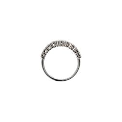 Anello Veretta Contrarié di Diamanti 1.15ct in Oro Bianco
