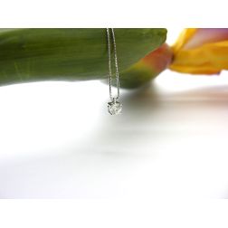 Girocollo Solitario Punto Luce Simple 0.22ct