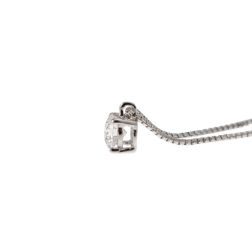 Girocollo Solitario Punto Luce Simple 0.22ct