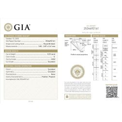 Simple Light Point Solitaire Necklace GIA Diamond 0.22ct G VVS2
