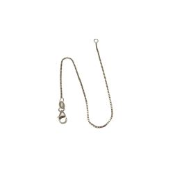 Bracelet/Anklet venetian chain white gold 0.8mm