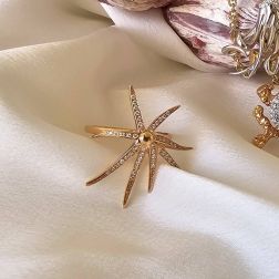 Ring Starfish Rose Gold