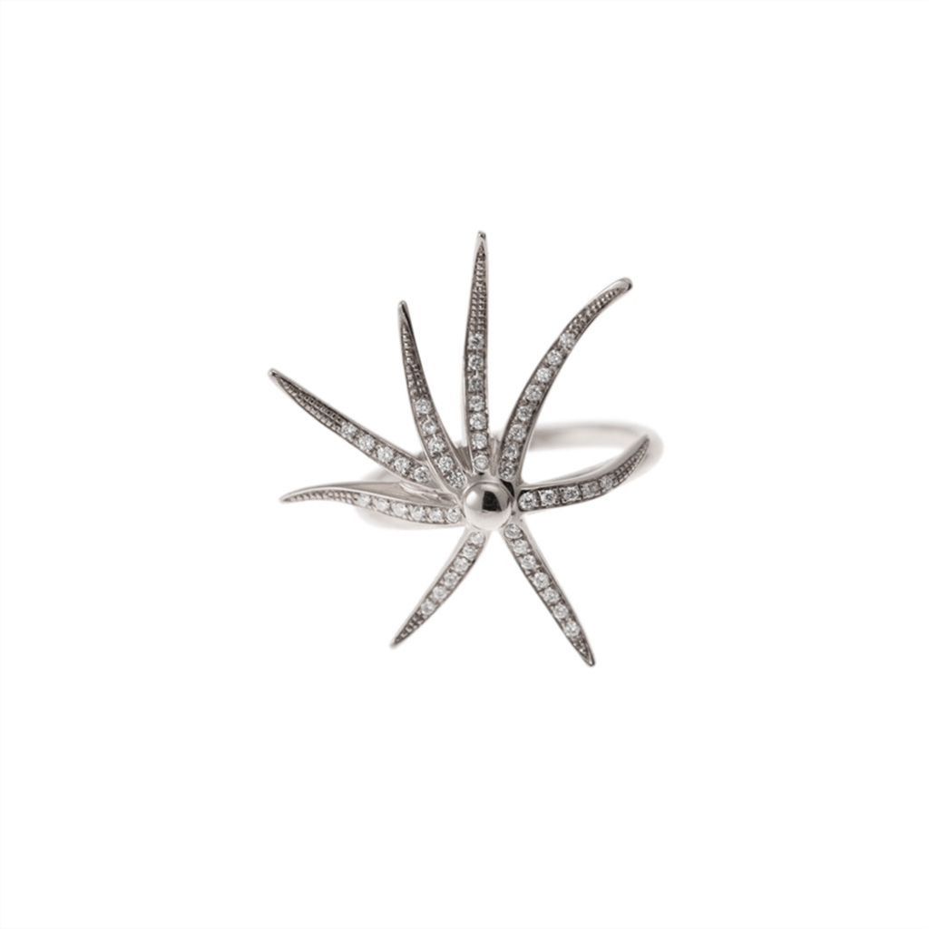 Ring Starfish White Gold