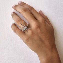 Photo of worn Ring Starfish White Gold