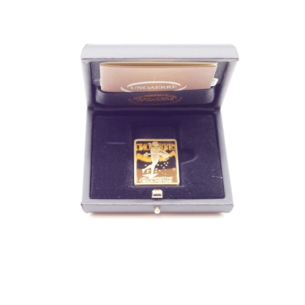Unoaerre lucky bar 750 18kt gold