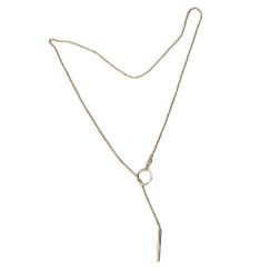 1.20mm ball chain necklace without clasp in yellow gold