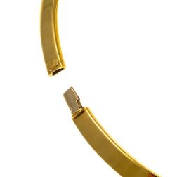 ‘Aura’ rigid necklace in yellow gold
