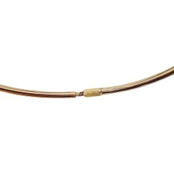 ‘Halo’ rigid necklace in yellow gold
